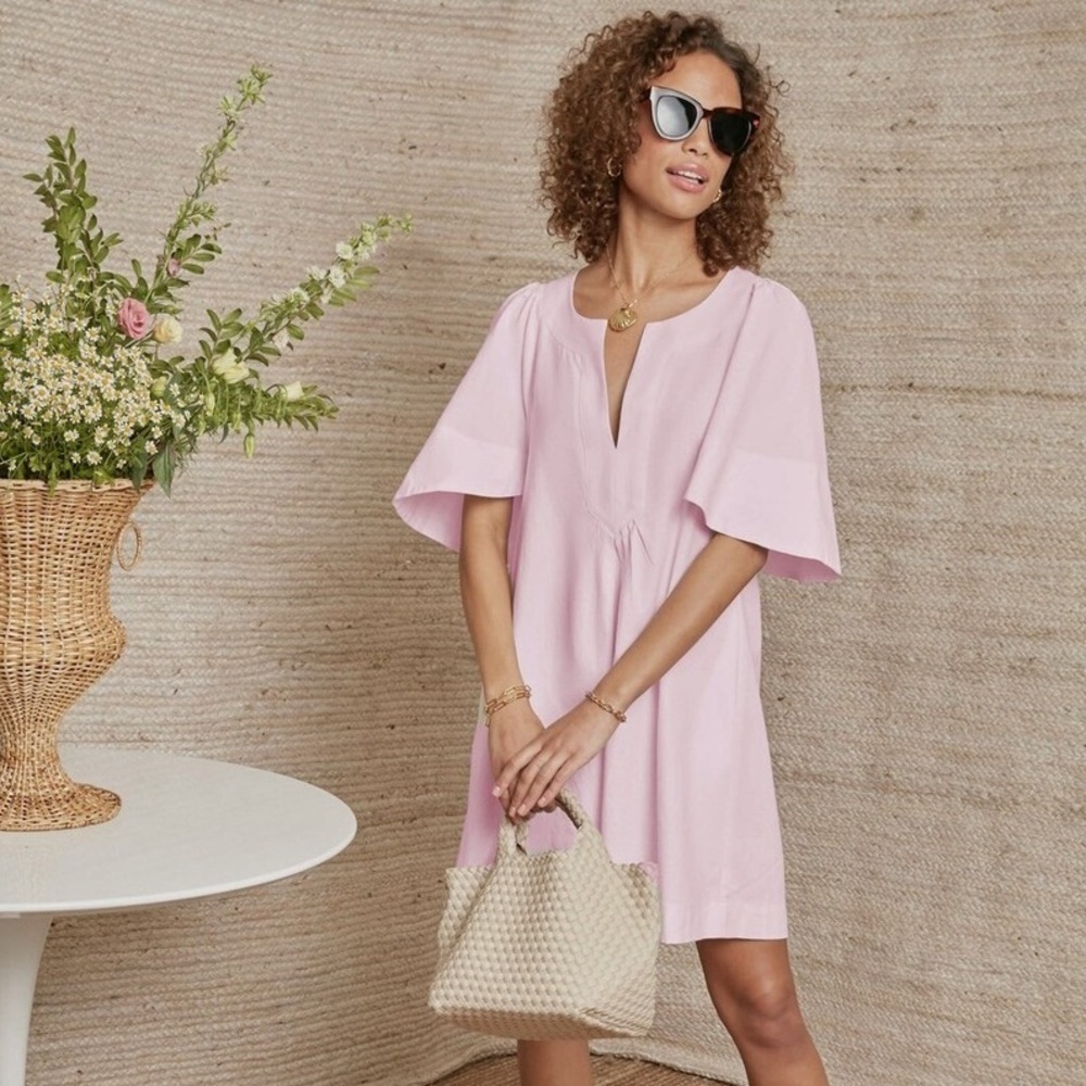 Tuckernuck Pomander Place Finley Flutter Sleeve Dress Medium